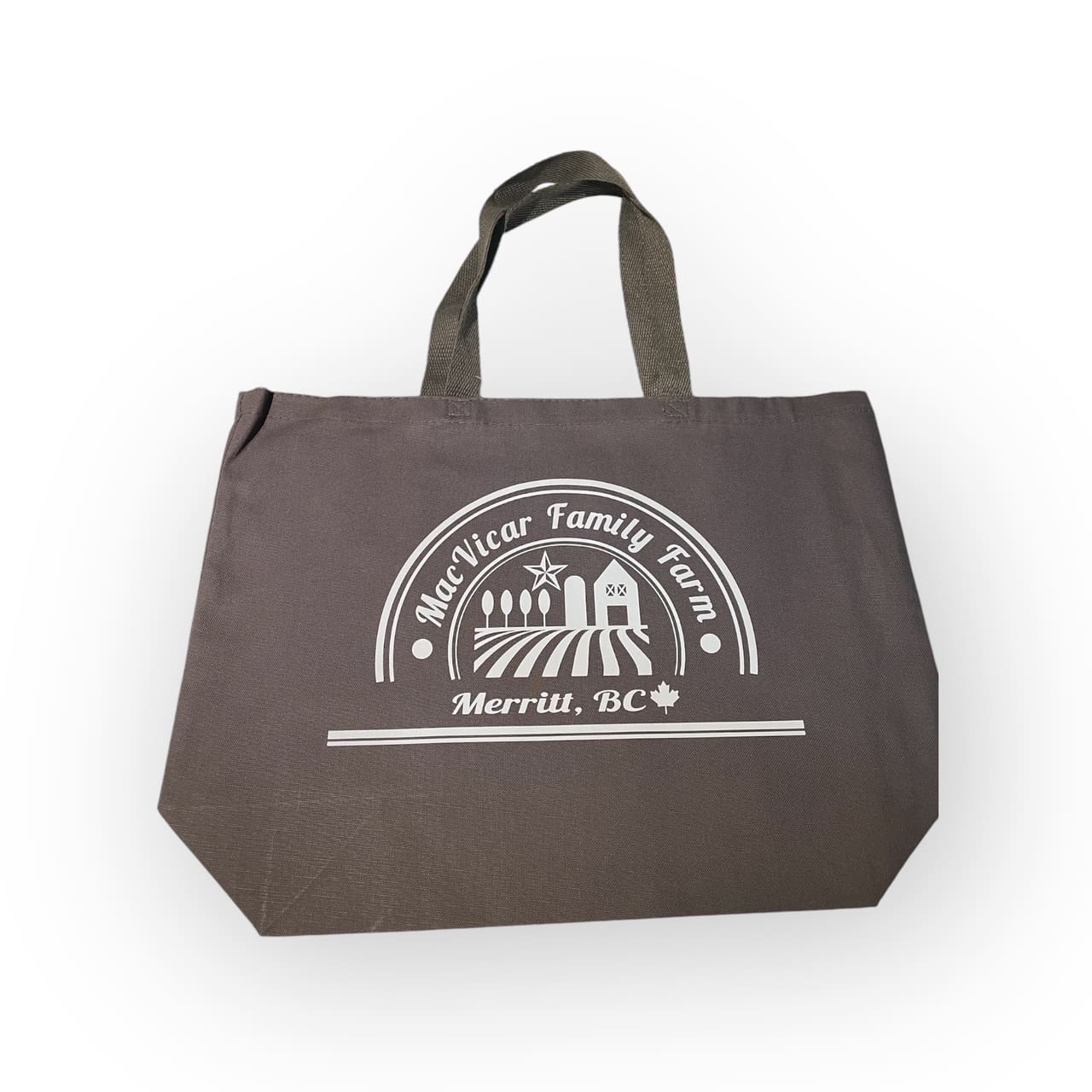 MacVicar family farm tote bag brown